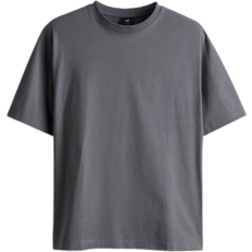 H&M Loose Fit T-shirt - Dark Grey