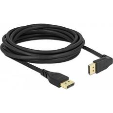 DisplayPort-kabler - Et stik DeLock DisplayPort 1.2 - Angled DisplayPort 1.2 M-M 5m
