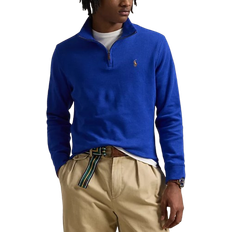 Ralph Lauren Estate Rib Quarter Zip Pullover - Sapphire Star