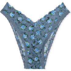 PINK Wink V-Front Brazilian Panty - Dusty Iris Floral Print