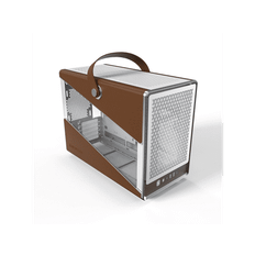 Montech Heritage White Tempered Glass Case