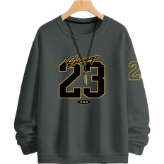 Shein Manfinity Homme Men's Plus Size Digital Printed Drop Shoulder Sweatshirt