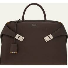 Cuero - Marrón Maletines Ferragamo Hug Briefcase - Brown