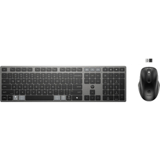 725 Multi-Device Rechargeable Wireless Keyboard and Mouse Combo (Nordic)