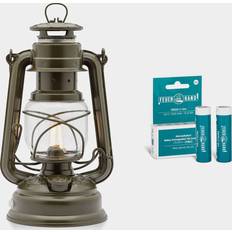 Feuerhand Stormlykta LED 276 255 mm Olive