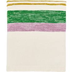 Joules The Beekeepers Cottage Throw 130cm W x 170cm L Blankets White, Green, Purple (170x)