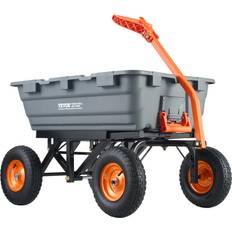 VEVOR Poly Garden Dump Cart 1500 lbs 13 Inch Display
