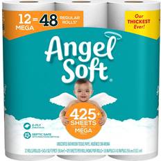 Angel Soft Toilet Paper 12 Mega Rolls