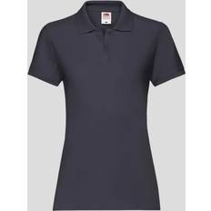 Fruit of the Loom Premium Short Sleeve Polo Shirt - Dark Blue