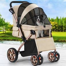 Balconera Foldable Pet Stroller 105cm H x 58cm W x 76cm D