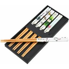 Poleret Spisepinde Stargadgets Bamboo Sushi Noodles Spisepind 16cm 5stk