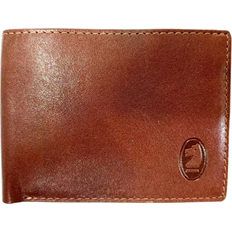 Slim Leather Card Holder - Cognac