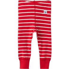 Polarn O. Pyret Baby Striped Trousers - Red