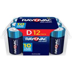 Rayovac Alkaline D Cell Batteries 12-pack