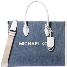 Denim Totes & Shopping Bags Michael Kors Mirella Medium Washed Denim Tote Bag - Denim