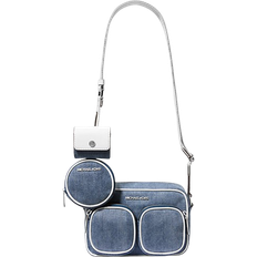 Airpods pro Michael Kors Jet Set Medium Crossbody Bag with Case for Apple Airpods Pro - Denim