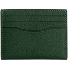 Wallets & Key Holders Coach Slim Id Card Case - Pebbled Leather/Hunter Green