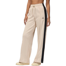 Nike Jordan Women's Knit Tracksuit Bottoms - Legend Light Brown/Black