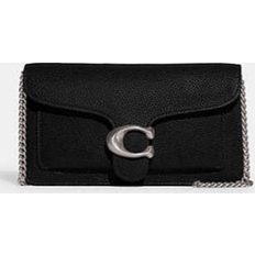 Musta - Nainen Käsilaukut Coach Tabby Chain Clutch - Polished Pebble leather/Silver/Black