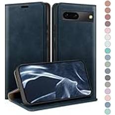 Google Pixel 8A RFID Blockerande PU-Läderfodral