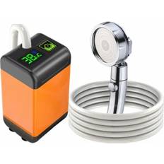 Campingduschar på rea MTK 7800 Mah Camping Shower with Smart Temperature Control + 3 Shower Modes