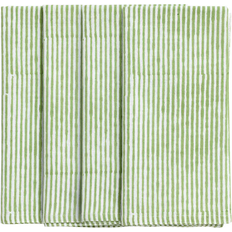 Chamois Tygservetter Chamois Stripe Servett 4-Pack Tygservett Grön (50x50cm)