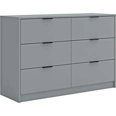 Grey Chest of Drawers Phoenix Grey Chest of Drawer 120x80cm