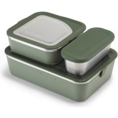 Diskmaskinsvänliga - Rostfritt stål Matlådor klean-kanteen Rise Family Set 3 Pack Matlåda