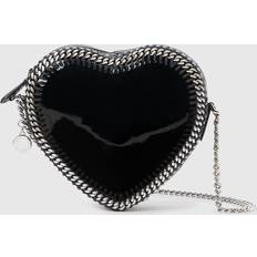 Stella McCartney Dame Skuldertasker Stella McCartney Falabella Heart Crossbody Bag - Black