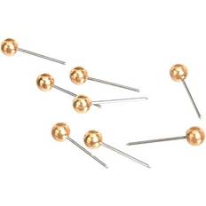 Gold Paper Clips & Magnets Amazon Basics Gold Push Pins Map Tacks 100-Pack