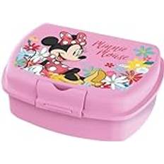 Pink Lunch Boxes Minnie Mouse Pink Plastic Lunchbox