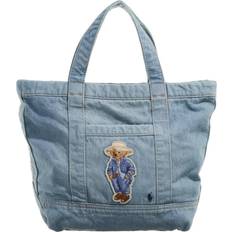 Polo Ralph Lauren Håndtasker Polo Ralph Lauren Tote Taske Med Bjørnedetalje - Denim