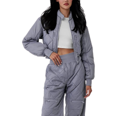 Alo Snowrider Puffer Jacket - Fog Grey