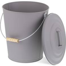 Relaxdays Ash Bucket with Lid 24L