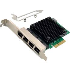 Netværkskort & Bluetooth-adaptere InLine 51127A PCIe RJ-45 Hanstik