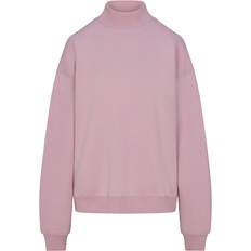 SKIMS Oversized Mock Neck Pullover - Pink