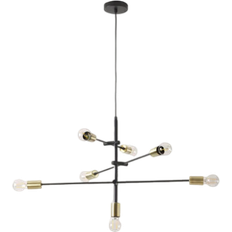 Westwing Collection Venja Black/Brass Pendel ∅ 84cm