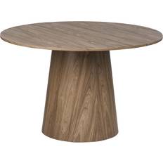 Beliani Oyen Dark Wood Dining Table 120cm