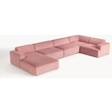 Westwing Collection Melva Old Pink Sofa 458cm