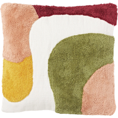 Westwing Collection Malu with Decorations Kuddöverdrag Röd, Gul, Grön, Beige (45x45cm)