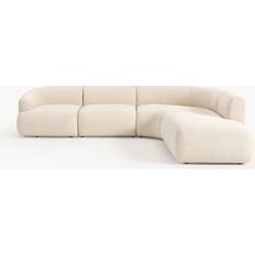 Westwing Collection Sofia Light Beige Sofa 319cm 4 Seater