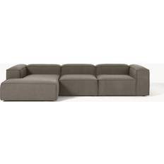 Bank 3-Zits - Hoekbank Banken Westwing Collection Lennon Greige Sofa 327cm 3 Seater