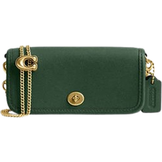 Coach Dinky Bag 14 - Brass/Hunter Green