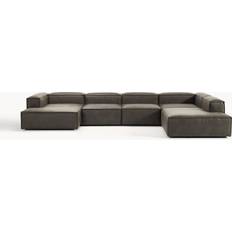 Westwing Collection Lennon Taupe Sofa 418cm