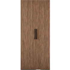 Westwing Collection Simone Walnut Wood Look/Black Garderobeskab 100x236cm