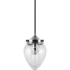 Globen Lighting Juni Steel/Clear Pendant Lamp 11cm