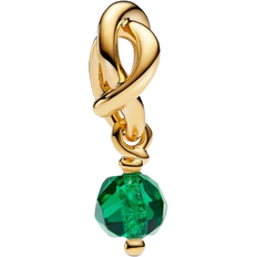 Pandora May Royal Eternity Circle Dangle Charm - Gold/Green