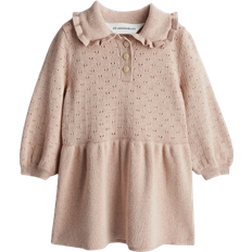 H&M Baby Pointelle Knit Cotton Dress - Pink (1235967001)