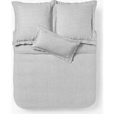 Lin Linge de Lit Westwing Collection Linna Duvet Cover Grey (200x200cm)