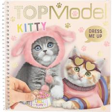 Top Model Kitty Dress Me Up Klistremerkebok